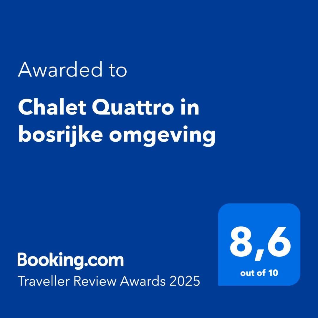 Chalet Quattro In Bosrijke Omgeving Anloo Exterior foto